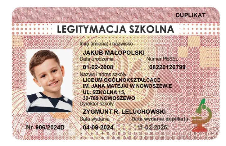 Gdzie jest numer legitymacji szkolnej? Znajdź go na każdej wersji!