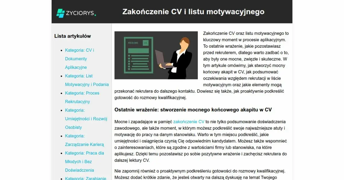 Motywacja do pracy: Jak przekonać rekrutera? Przykłady!
